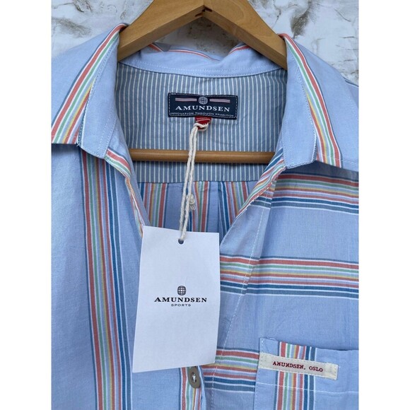 Amundsen Sports Beach Shirt dress size medium in carioca print color - Picture 7 of 12